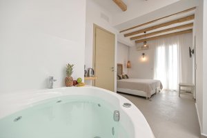 Deluxe double room with indoor hydromassage tub