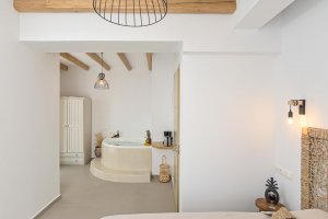 Deluxe double room with indoor hydromassage tub