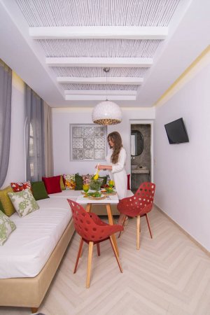 Grand Suite, 2-Roomed with Partial Sea View, Outdoor Hot Tub