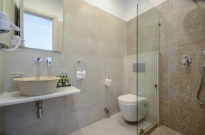 Double room with side sea view