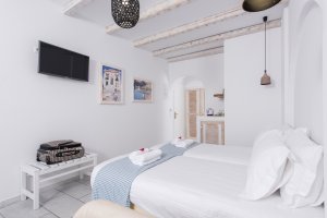ECONOMY DOUBLE ROOM: Double bed or two twins beds, with verandas or balconies in first floor with pool and sea view.