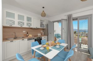 Holiday House with Swimming Pool and Sea View. Accommodates 5th guest at no extra charge.